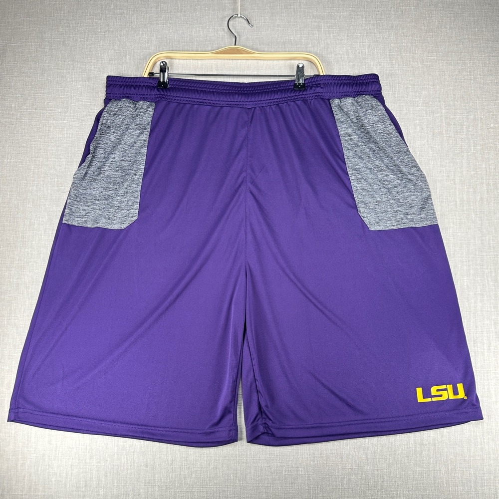 Profile Varsity LSU Tigers Basketball Shorts Mens 3XL Purple Big & Tall NCAA NWT